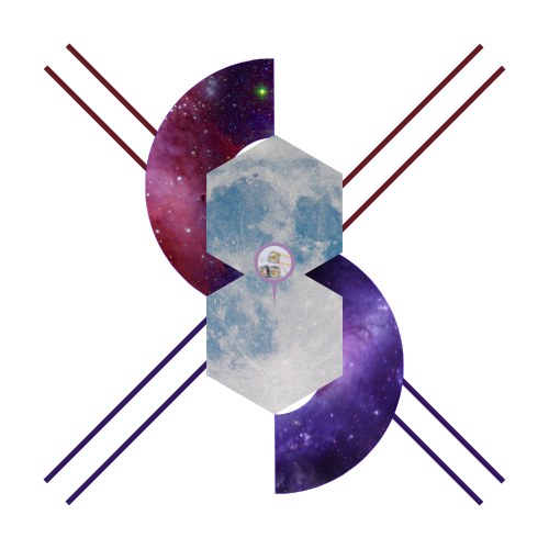 Stellar Logo with space background